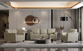 Pacific Palisades Beige Leather  Sofa Model LV01299 By ACME Furniture